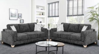 Tampa Fabric 3 Seater & 3 Seater Sofas
