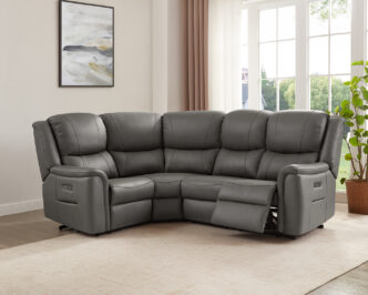 Premier Melbourne 1C2 Electric Recliner Corner Sofa - Grey