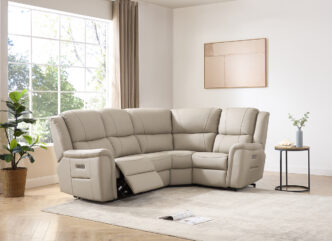 Premier Melbourne 1C2 Electric Recliner Corner Sofa - Latte