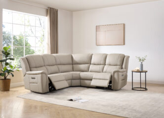 Premier Melbourne 2C2 Electric Recliner Corner Sofa - Latte