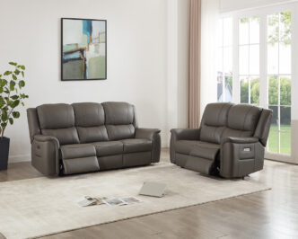 Premier Melbourne 3&2 Seater Electric Recliner Sofas - Grey