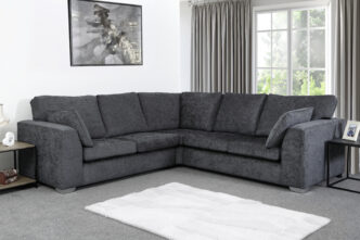 Premier Finch Large Corner Sofa Charcoal