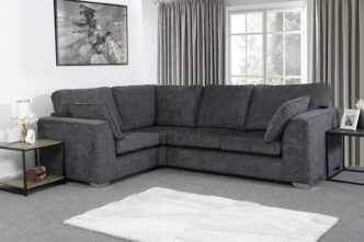 Premier Finch Small Corner Sofa Charcoal