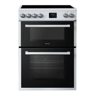 Premier Teknix TKED64W Ceramic Cooker Double Oven 60cm - White