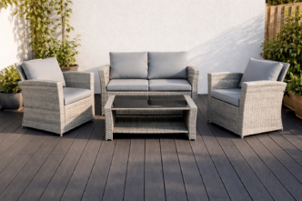 Premier Thistle 4 Seat Rattan Sofa Lounge Set