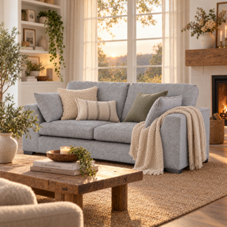 Premier Finch 2 Seater Sofa Shark