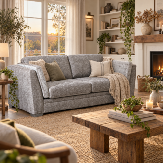 Premier Joshua 3 Seater Sofa - Shark
