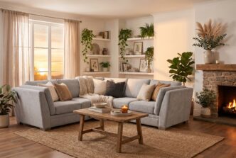 Premier Joshua Large Corner Sofa - Shark